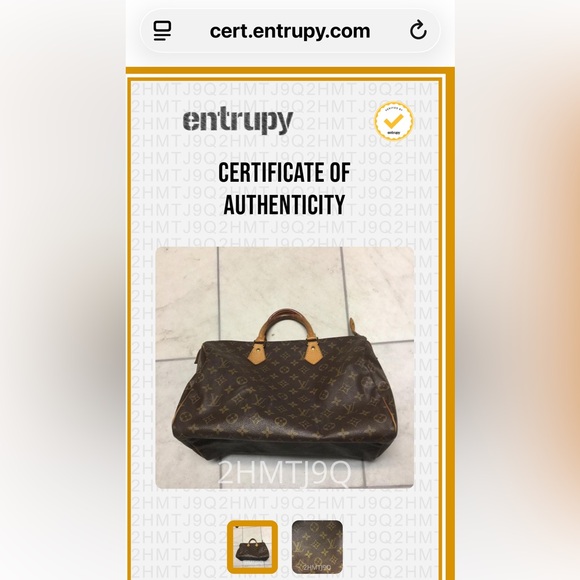 Louis Vuitton Brown and Gold Crystal-Trim Round Key Holder - Picture 7 of 10